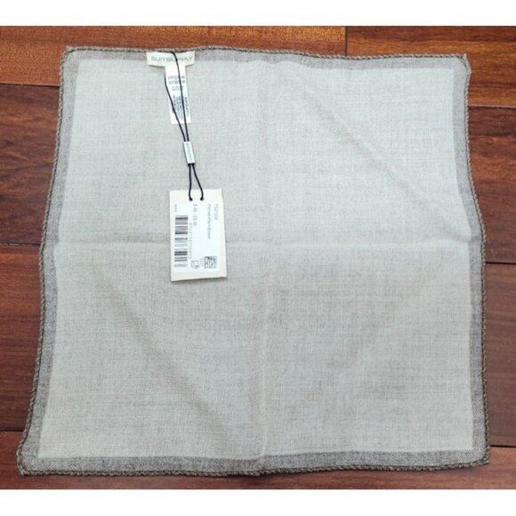 SUIT SUPPLY Pocket Square – Classic Plain Brown 12.5''x 12.5'' - Picture 3 of 8